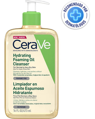 Cerabe Limpiador en Aceite Espumoso Hidratante .