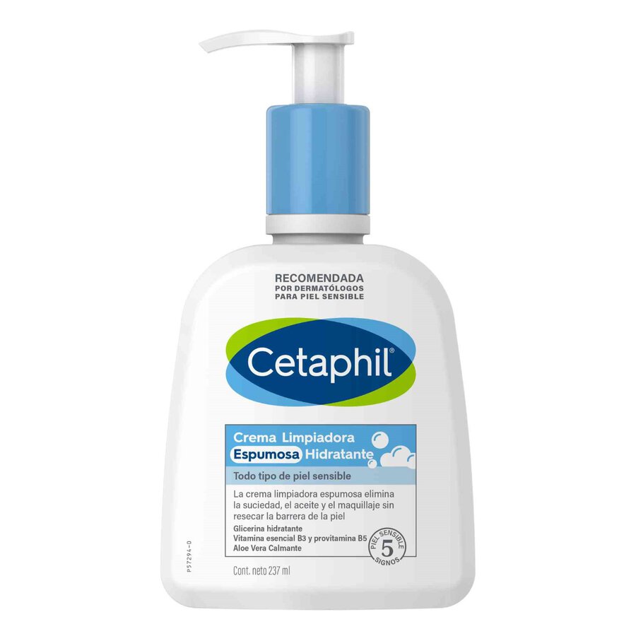 CETAPHIL Crema Limpiadora Espumosa Hidratante (237ml)