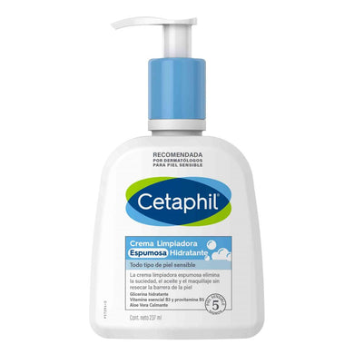 CETAPHIL Crema Limpiadora Espumosa Hidratante (237ml)
