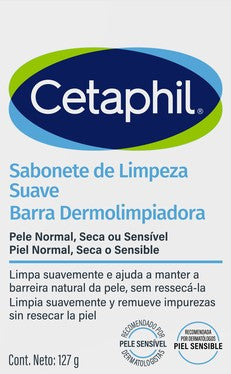Cetaphil Barra Dermolimpiadora Suave 127 Gr