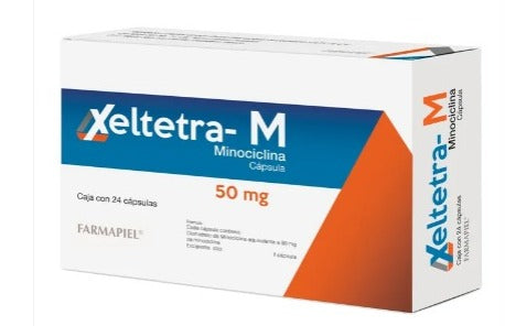 FP Xeltetra-M 50 mg con 24 cápsulas .