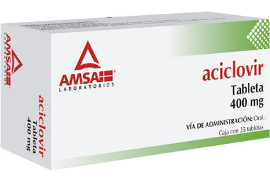 PAT- Aciclovir 400mg c/35 tabletas .