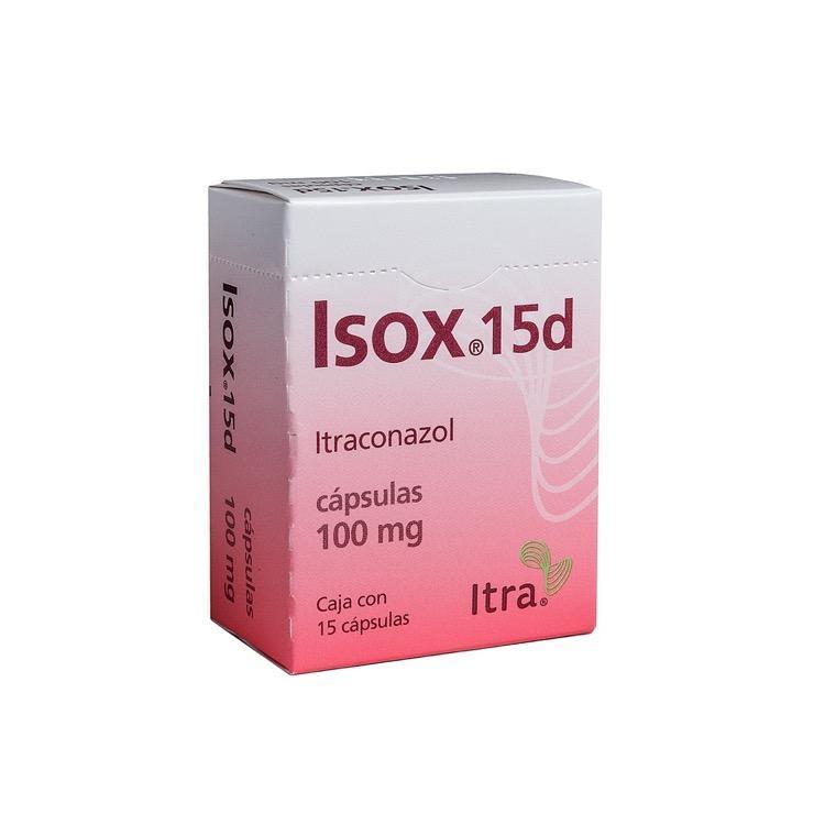 PAT-ISOX 100MG C/15 CAPS.