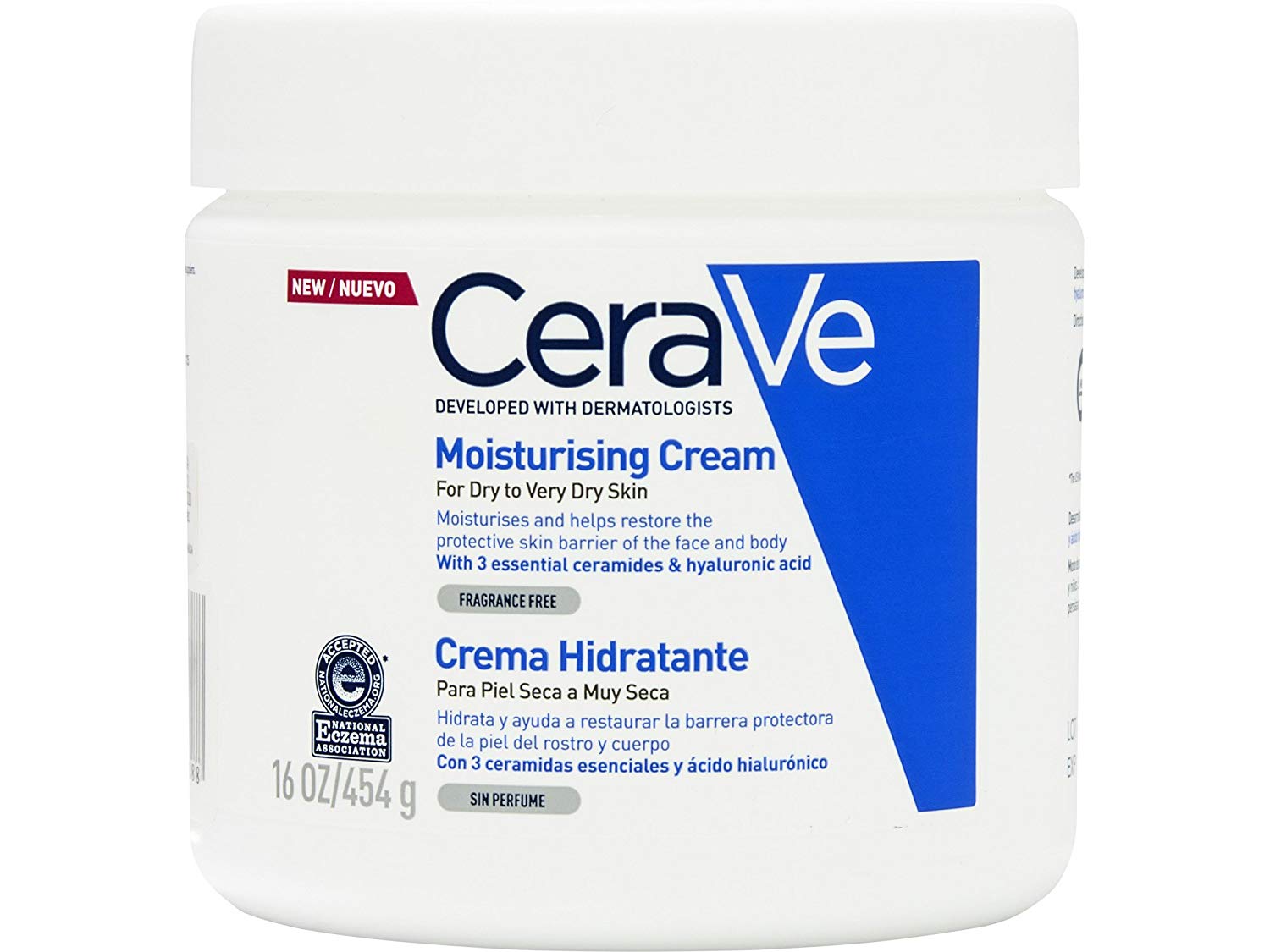Cerave Crema Hidratante 16 oz / 454 g .