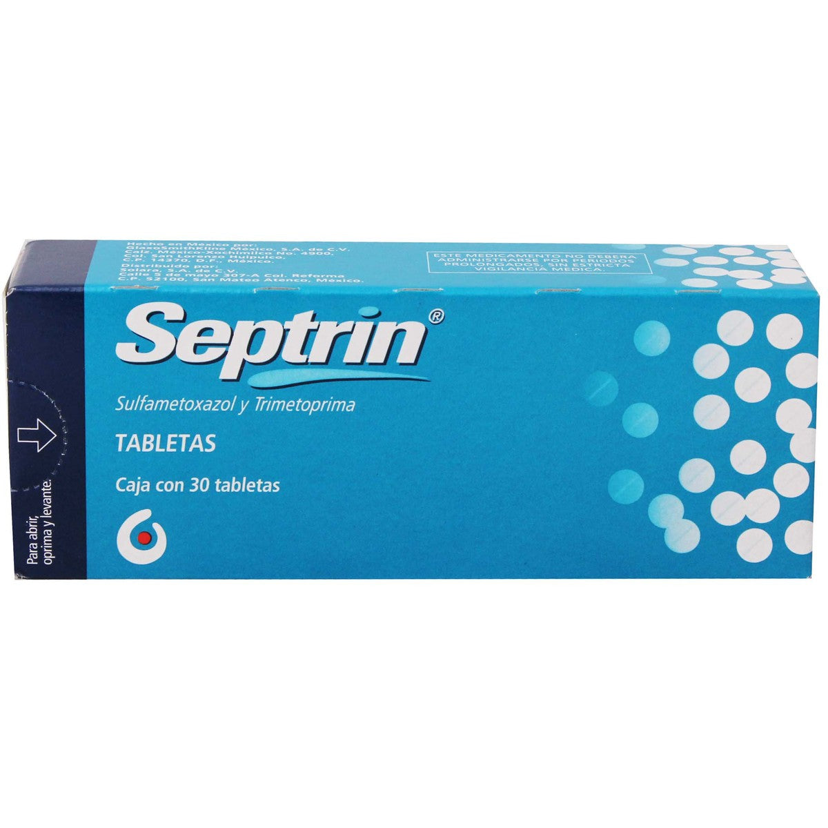 PAT-SEPTRIN  400MG/80MG C/30 TAB.