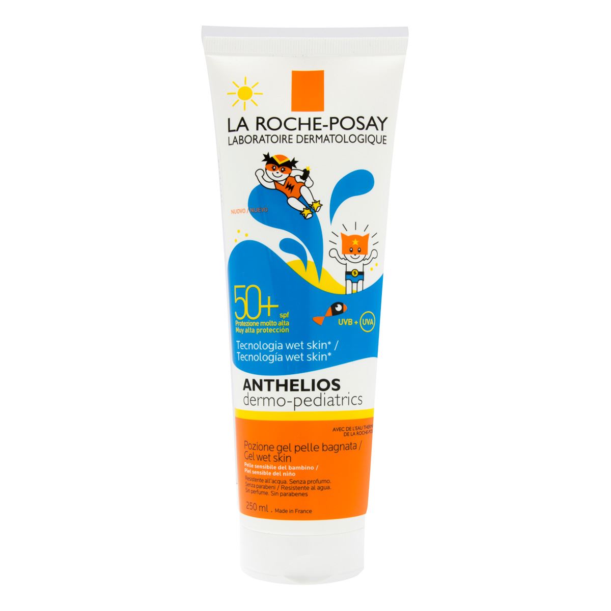 LRP-Anthelios Dermopediatrics Crema Wet Skin FPS 50+ 250 ml