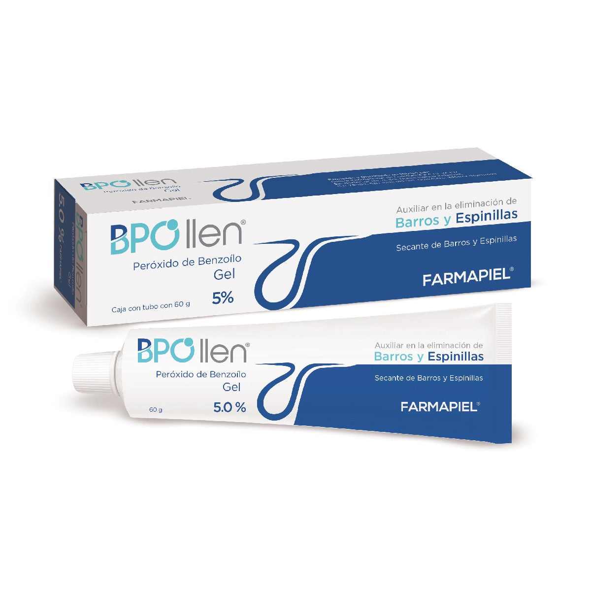 FP-Bpollen Gel 2.5% Y 5% Peróxido De Benzoilo 60 g .