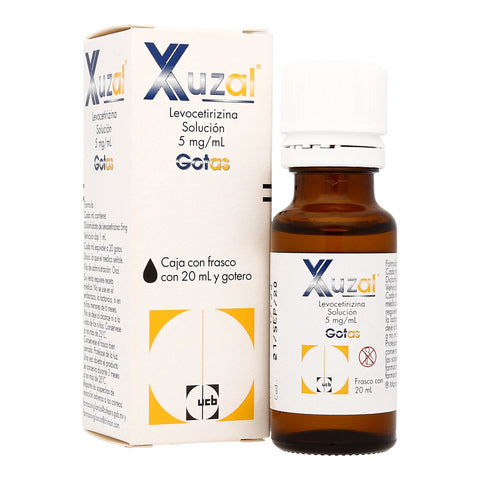 PAT-XUZAL SOLUCION 5MG  GOTAS C/20ML
