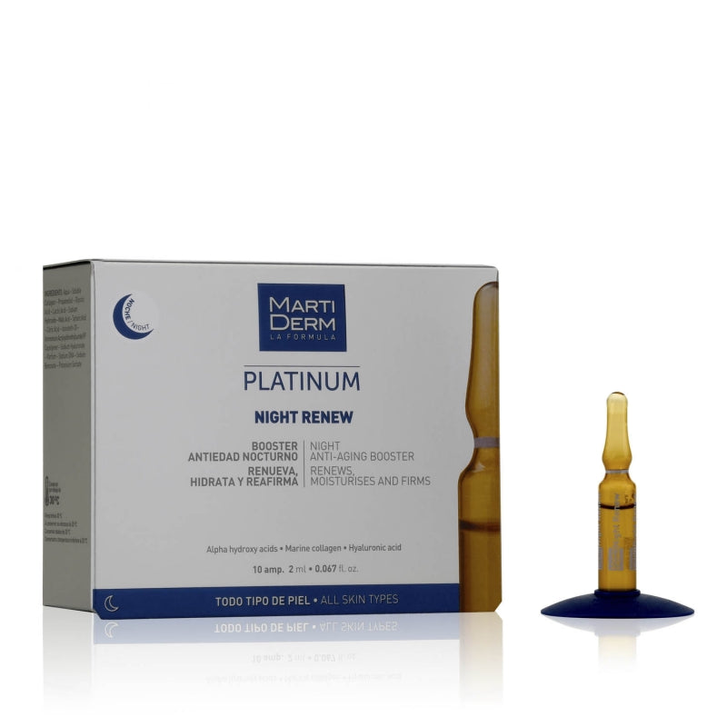 MD-Platinum Night Renew - 10 ampolletas