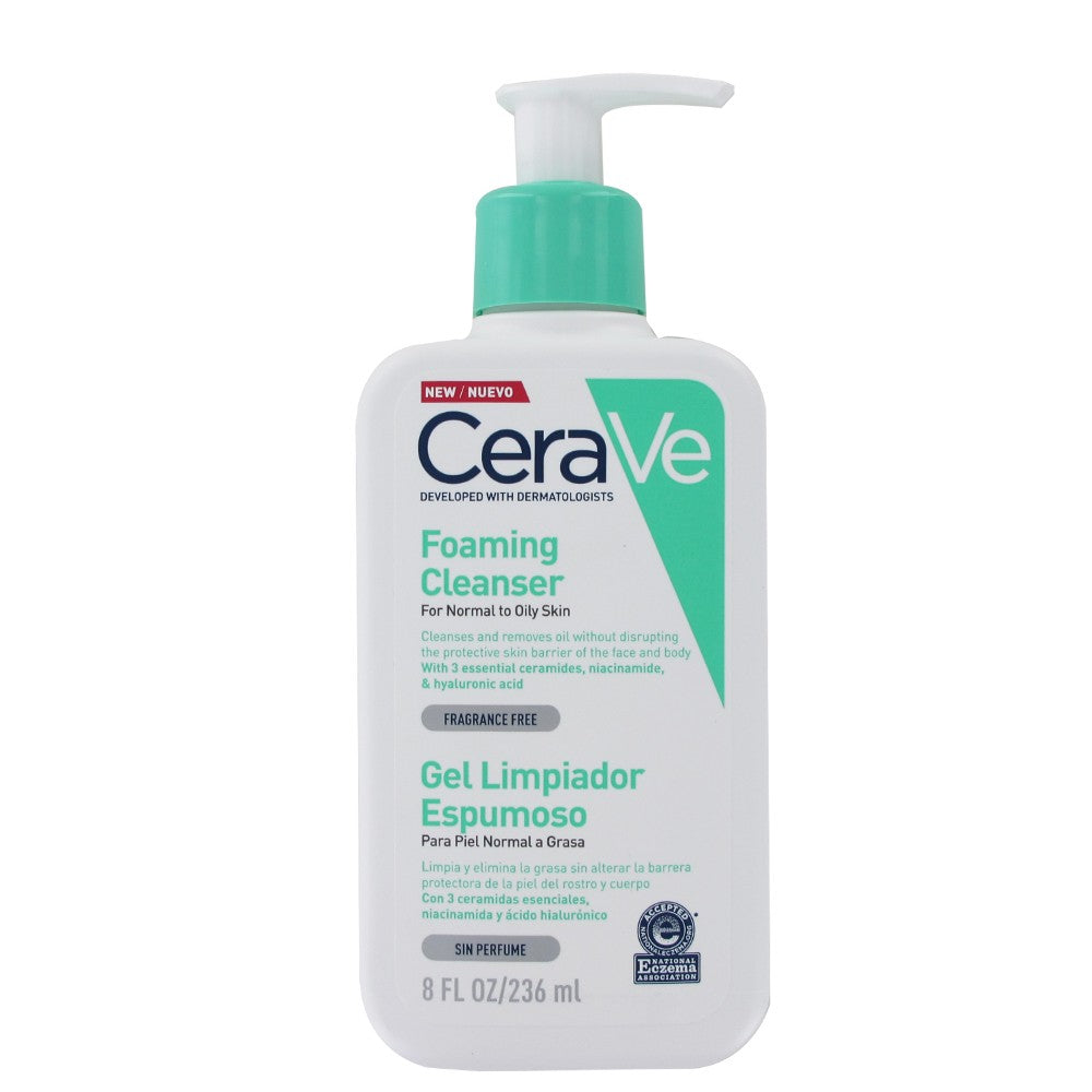 Cerave Gel Limpiador Espumoso 236 ml .